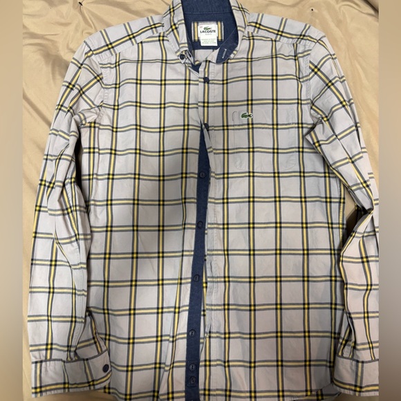Lacoste slim fit button down size 40 - Picture 4 of 12